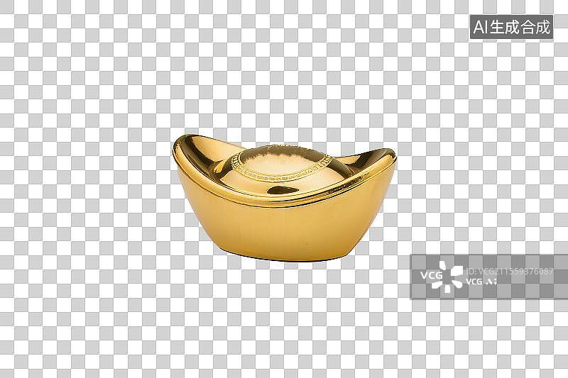 【AI数字艺术】金元宝免抠元素图片素材