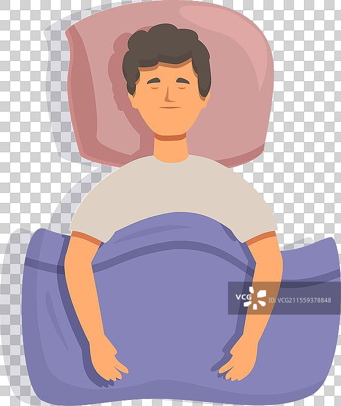 房间睡眠枕头图标卡通可爱宁静图片素材