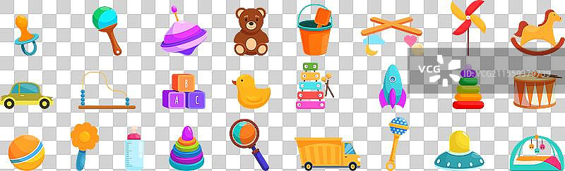 婴儿玩具图标卡通系列图片素材
