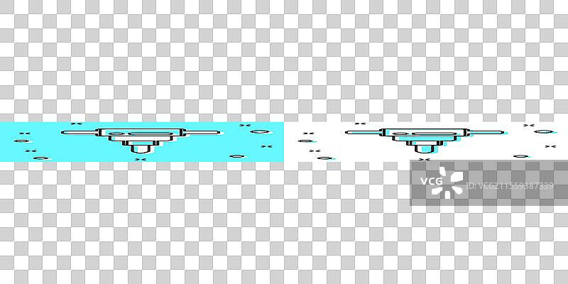 黑色线条建筑用电锤图标图片素材