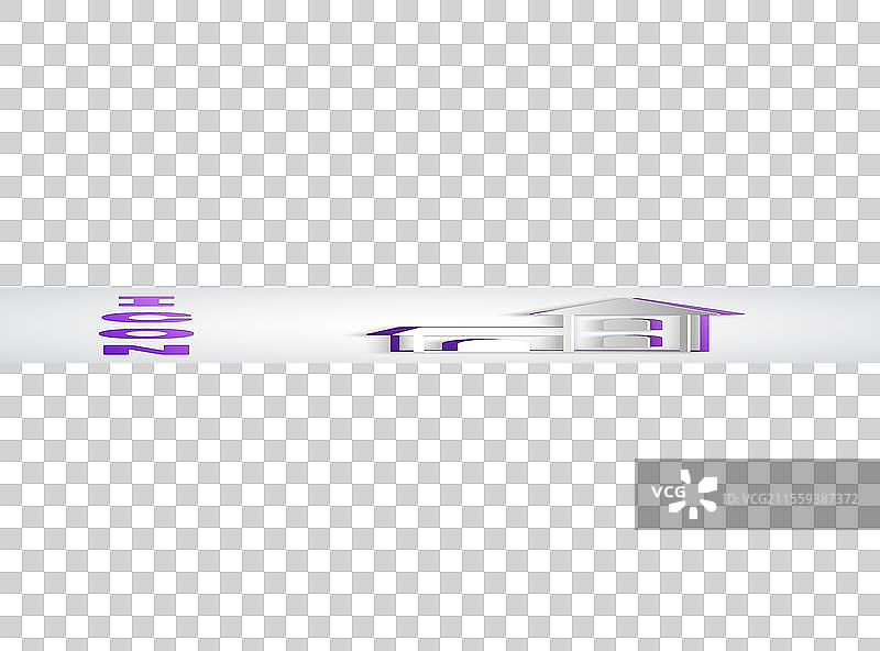 纸雕教堂建筑图标，背景为灰色图片素材