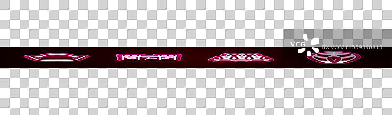 在切割板上的长城寿司排列整齐图片素材