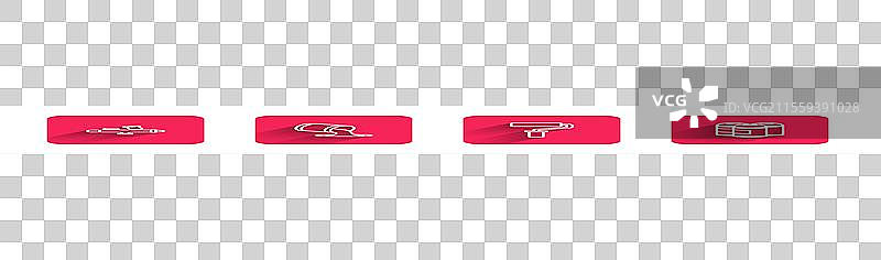 喷枪、桶、滚筒刷和线条涂料喷雾器图片素材