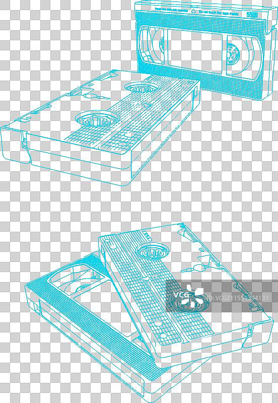 VHS录像带图片素材