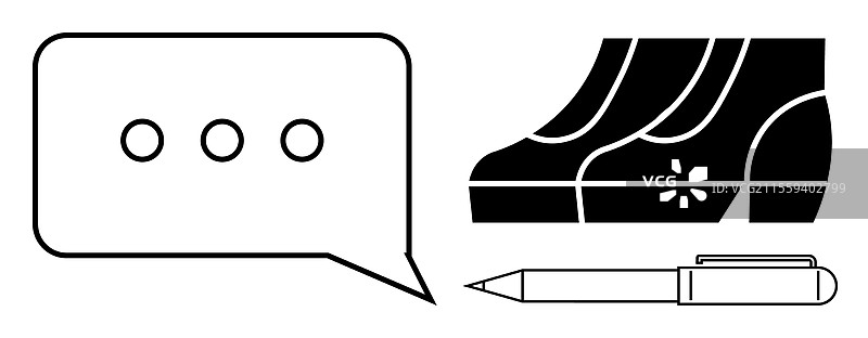 沟通工具概念 聊天气泡 书籍图片素材