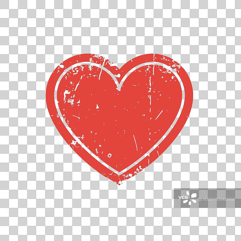 免费时尚设计心形标志符号标签图片素材