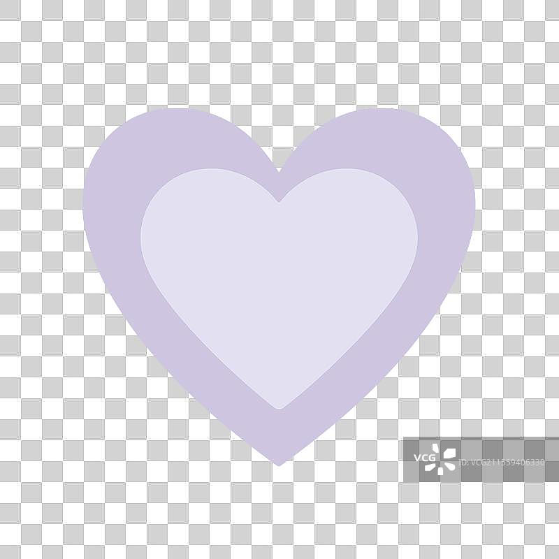 免费时尚设计心形标志符号标签图片素材