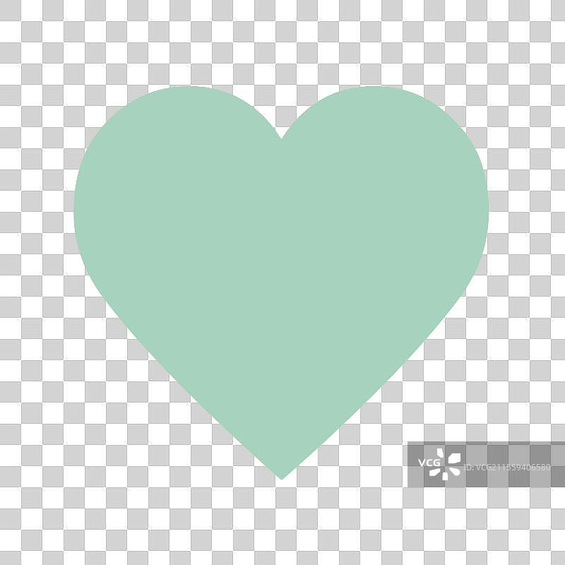 免费时尚设计心形标志符号标签图片素材