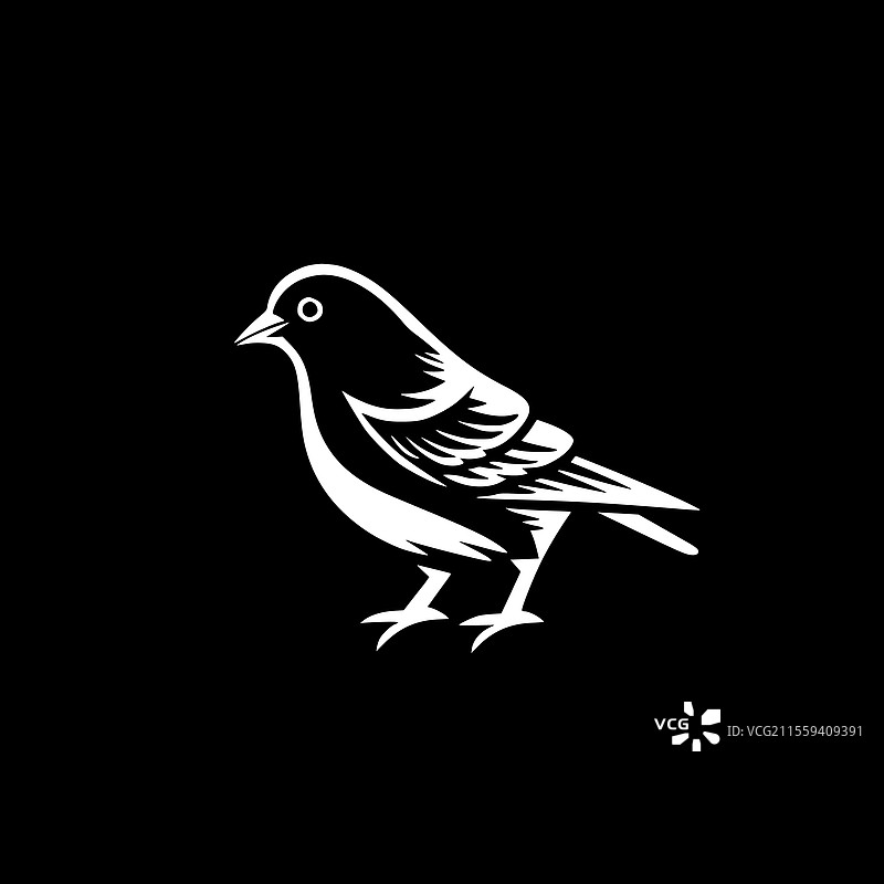 鸽子 - 极简和简单的轮廓图片素材