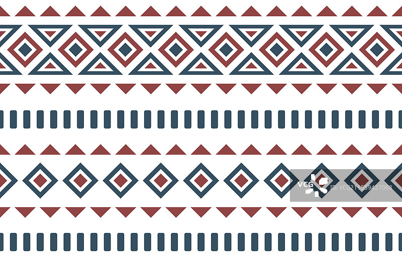 传统几何民族无缝图案图片素材
