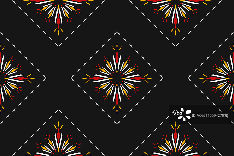 抽象曼荼罗花卉背景几何图形图片素材