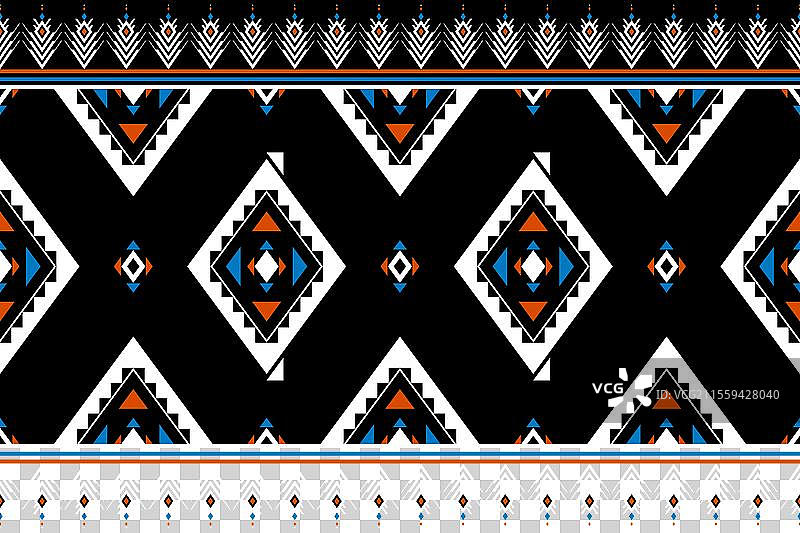 地毯民族图案艺术几何无缝设计图片素材