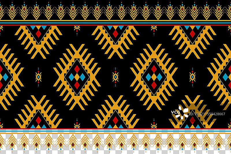 地毯民族图案艺术几何无缝设计图片素材