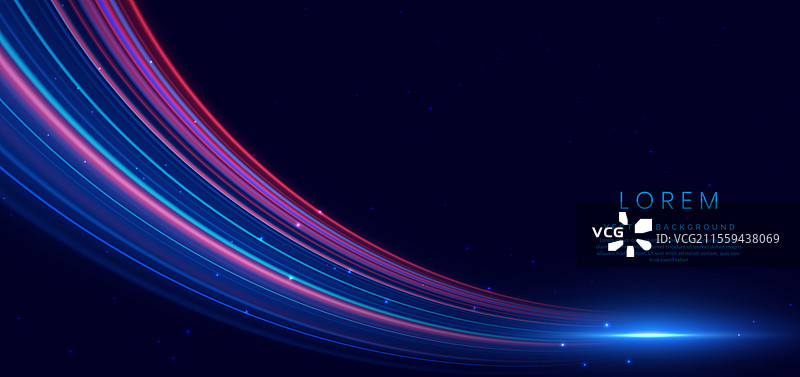 抽象未来主义发光霓虹多色图案图片素材