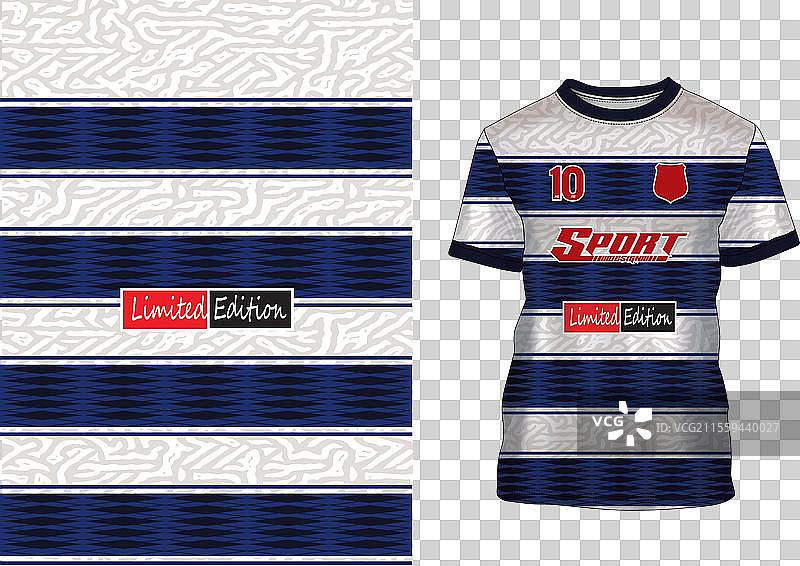 蓝白色斜纹运动衫背景图像图片素材