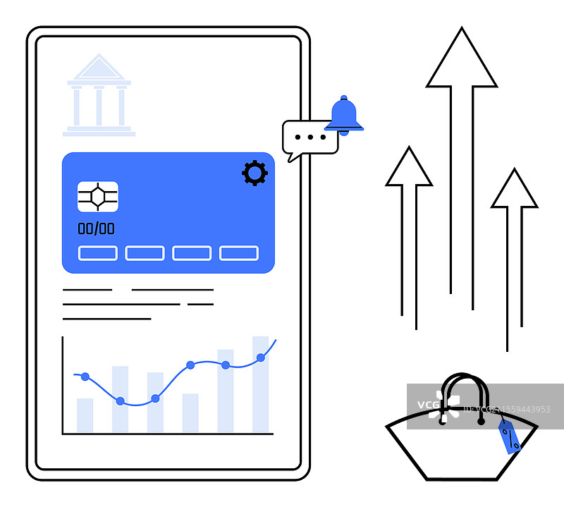 数字金融管理与图片素材