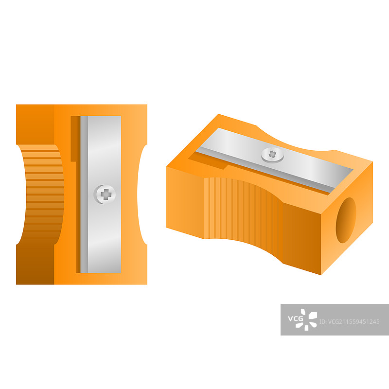 学校工具铅笔削尖器图片素材