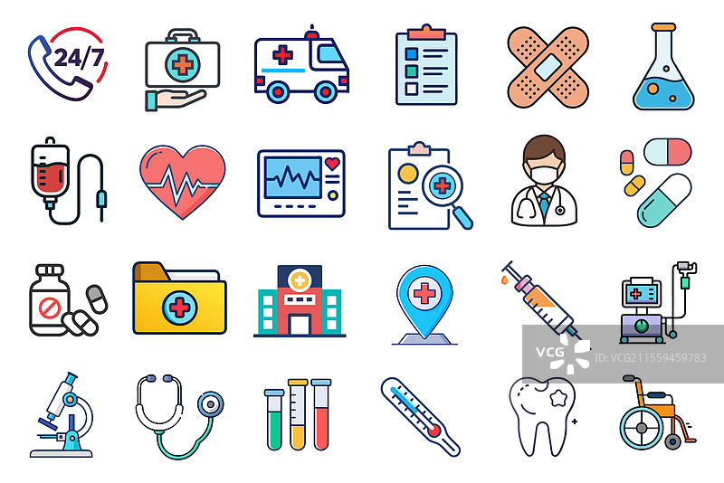 医疗图标包图片素材