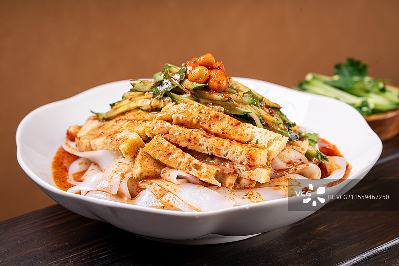 美味好吃的陕西凉皮图片素材