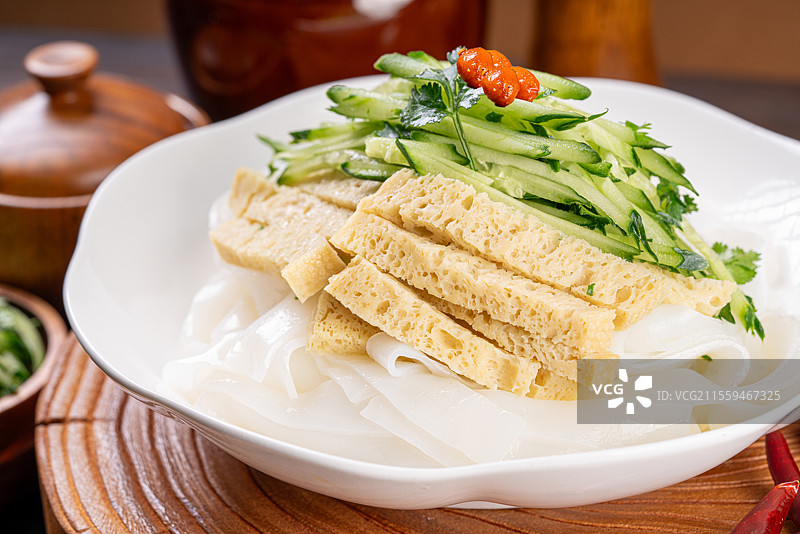 美味好吃的陕西凉皮图片素材