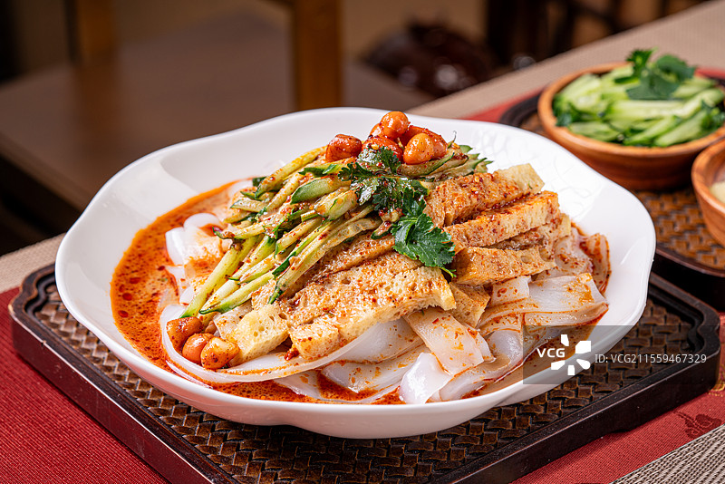 美味好吃的陕西凉皮图片素材