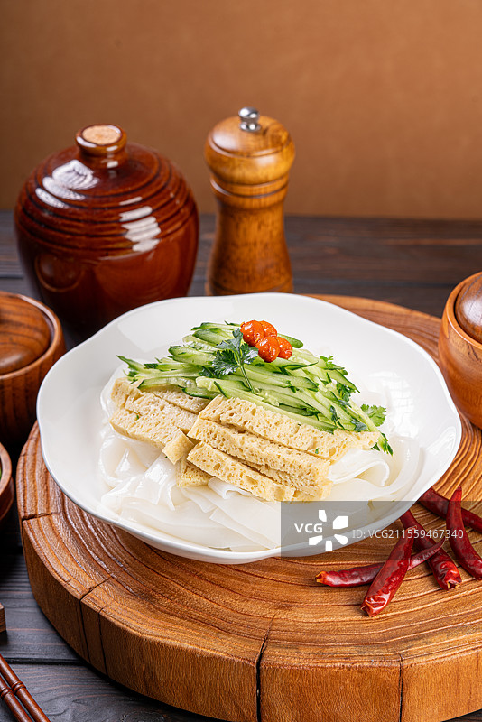 美味好吃的陕西凉皮图片素材