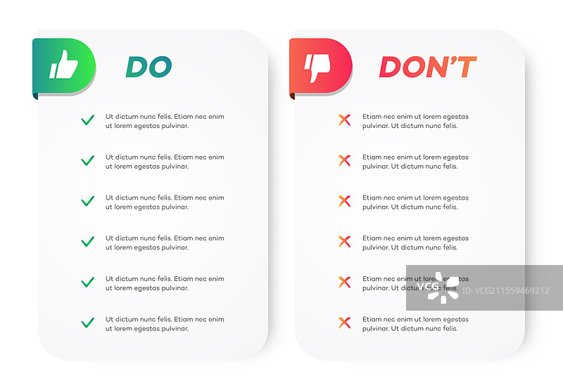 注意事项和禁忌信息图模板图片素材