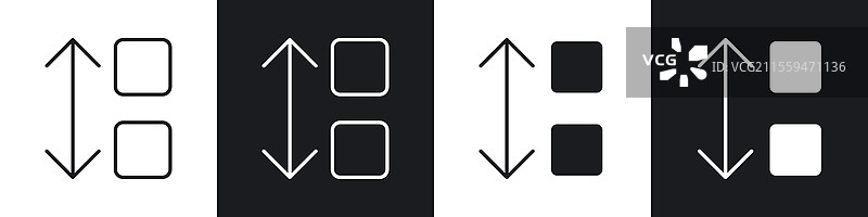 黑白色调的应用程序图标集合图片素材