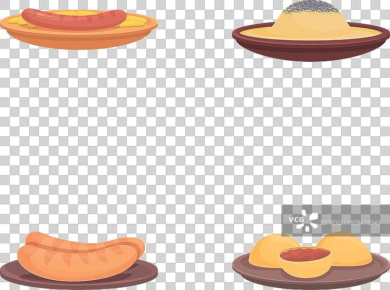 奥地利美食图标卡通系列美味可口图片素材