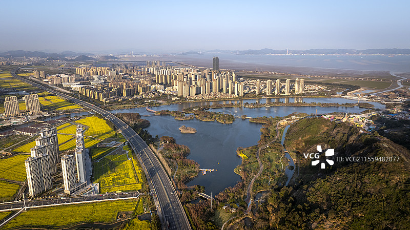 温州市乐清市航拍图片素材