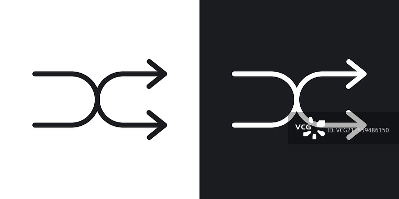 黑白色调的图标集合图片素材