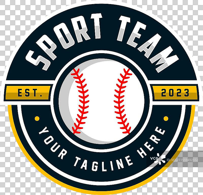 棒球队的徽章标志图片素材