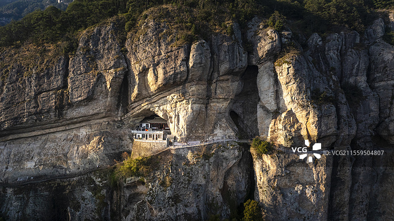 浙江温州雁荡山聚仙阁图片素材