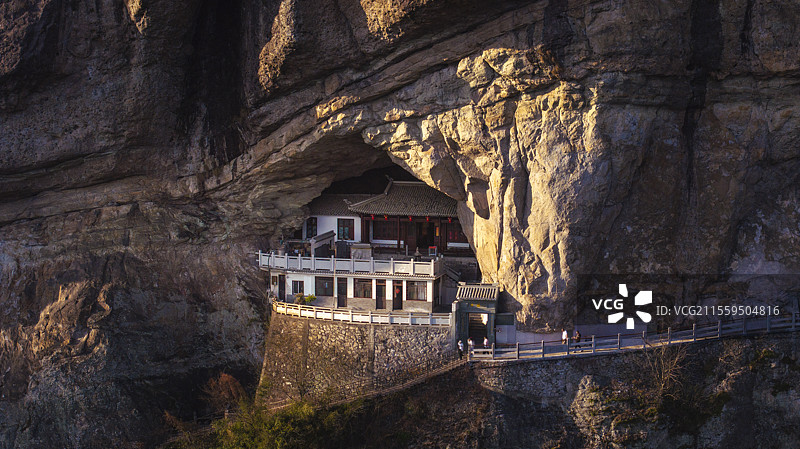 浙江温州雁荡山聚仙阁图片素材