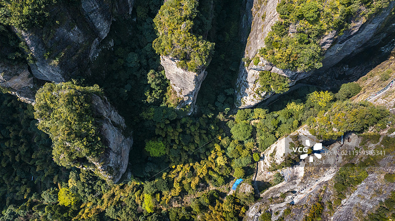 浙江温州雁荡山灵岩景区 断肠崖图片素材