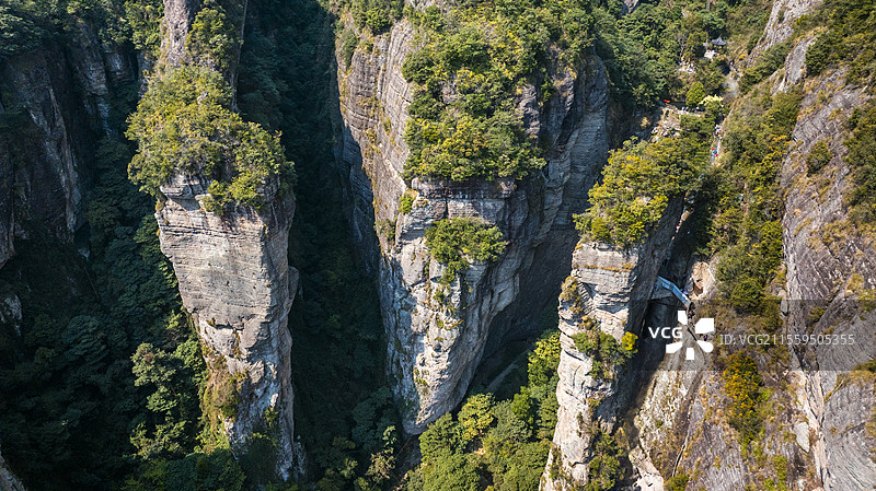 浙江温州雁荡山灵岩景区 断肠崖图片素材