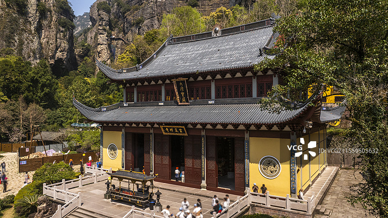 温州雁荡山灵岩寺图片素材