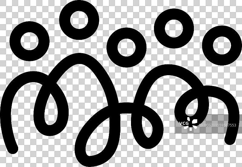 五人团队家庭人类团结标志图片素材