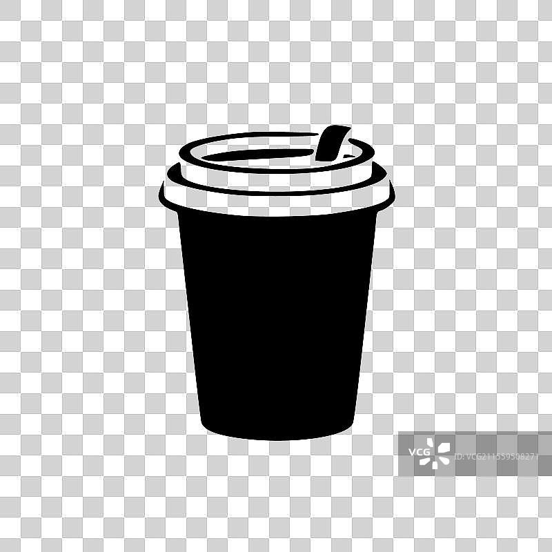 黑白咖啡图片素材