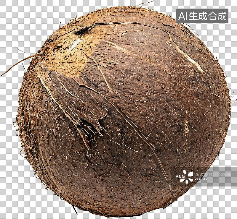 【AI数字艺术】椰子PNG元素图片素材