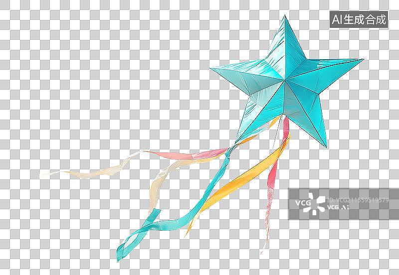 【AI数字艺术】天空中的风筝图片素材