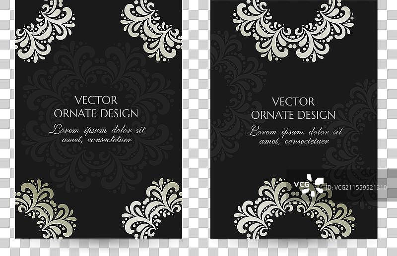 经典风格的奢华银戒指，垂直展示图片素材