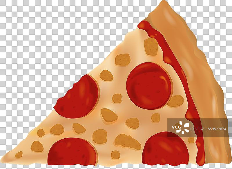 一片意大利香肠披萨图片素材