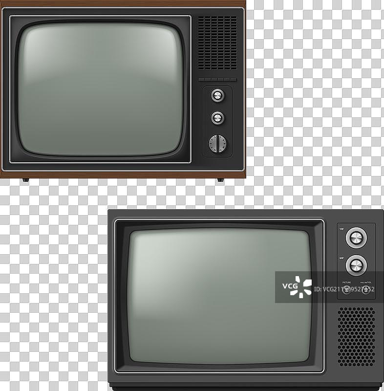 复古电视机 老式电视 电视频道图片素材