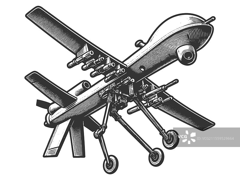 武装无人机图片素材