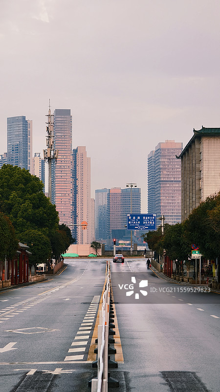 古开福寺街道图片素材
