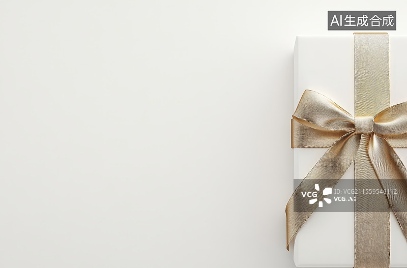 【AI数字艺术】蝴蝶结礼物礼盒背景图片素材