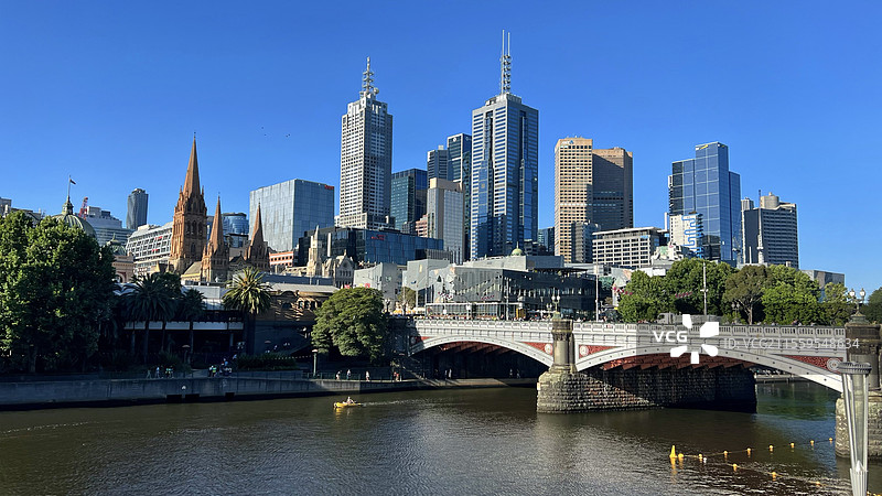 墨尔本雅拉河畔图片素材