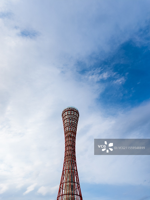 日本神户美利坚公园神户港塔风光图片素材