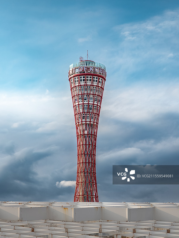 日本神户美利坚公园神户港塔风光图片素材